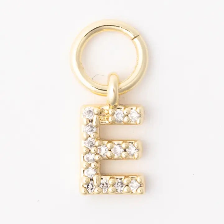 Earring Luxe Initial Charms