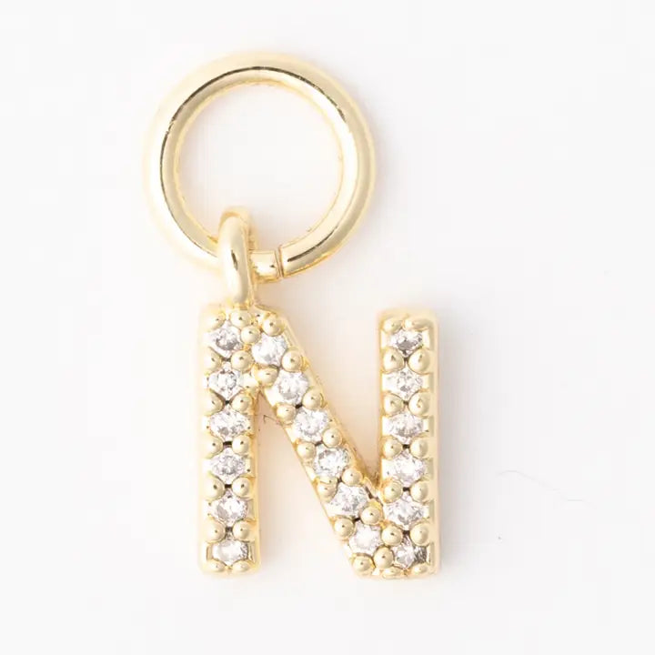 Earring Luxe Initial Charms