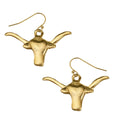Longhorn Drop Earring