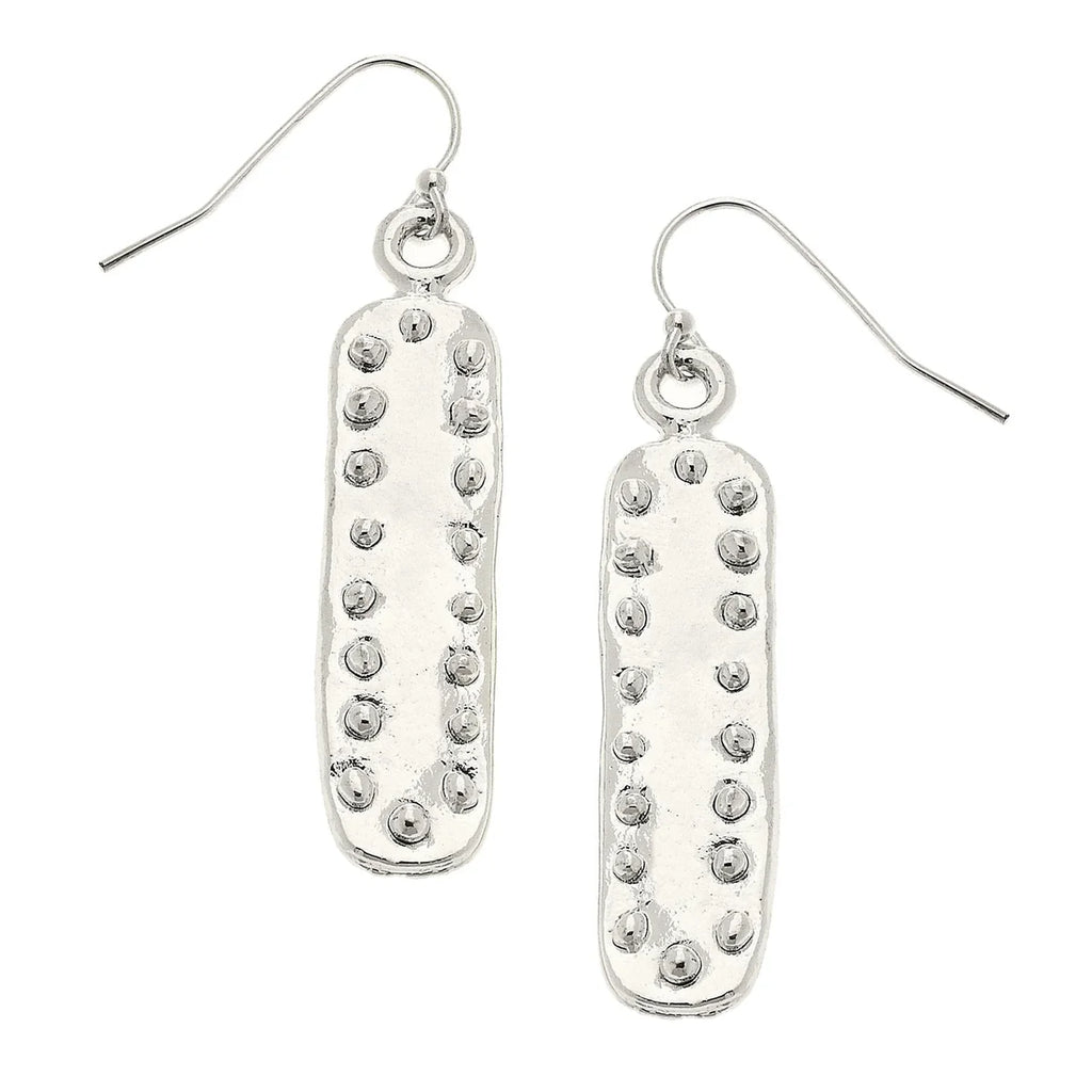 Susan Shaw Dotted Bar Earrings
