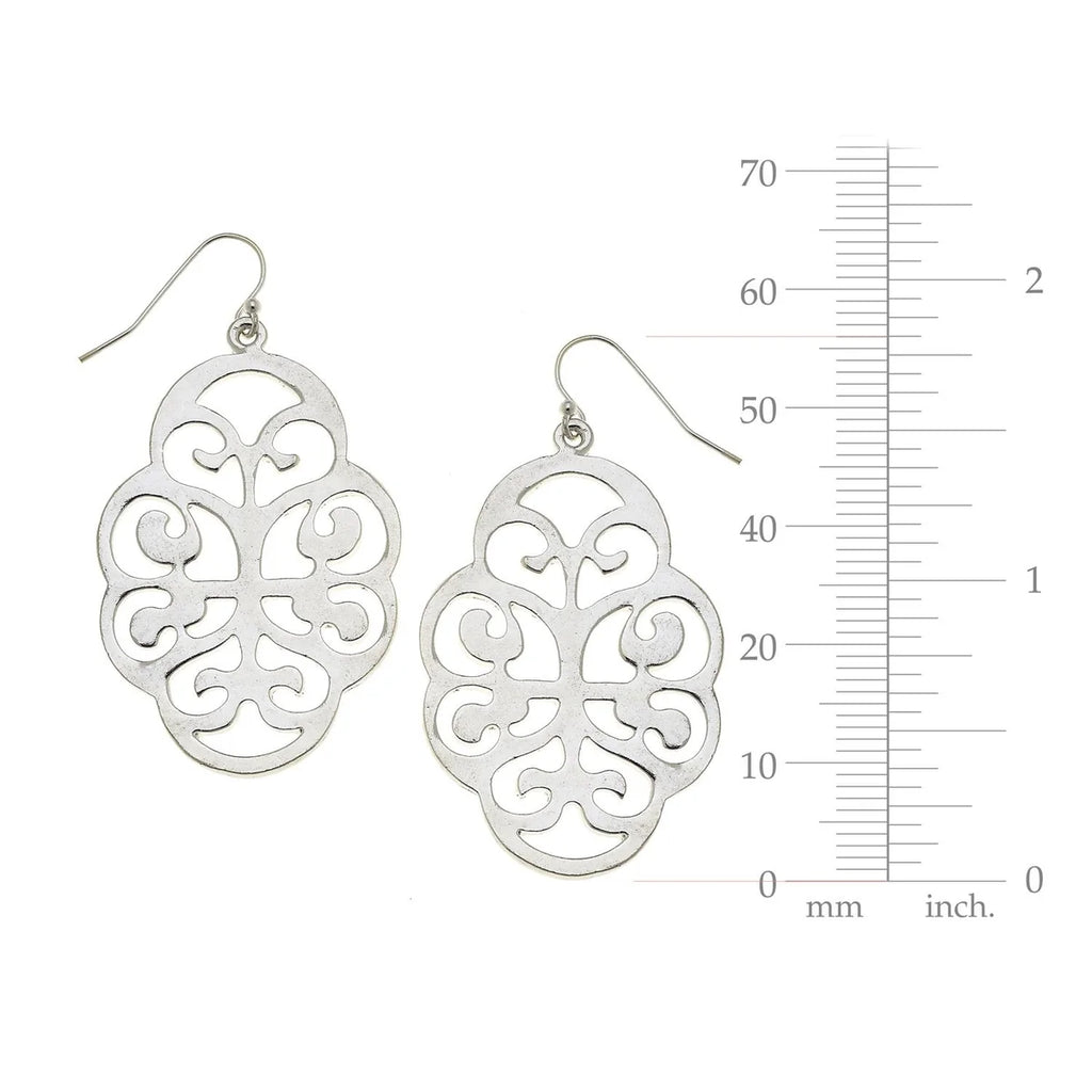Leaf Cut-Out Earrings