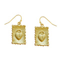 Lock Stamp Earrings