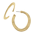 Susan Shaw Hammered Hoops