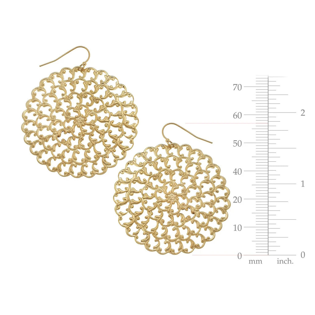 Filigree Clover Earrings