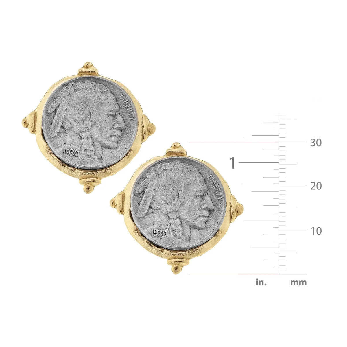 Indian Nickel Studs