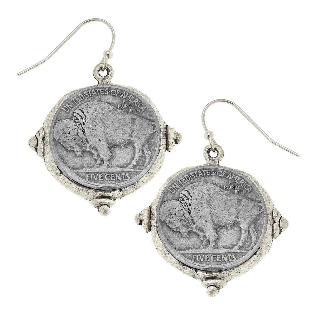 Buffalo Nickle Earrings