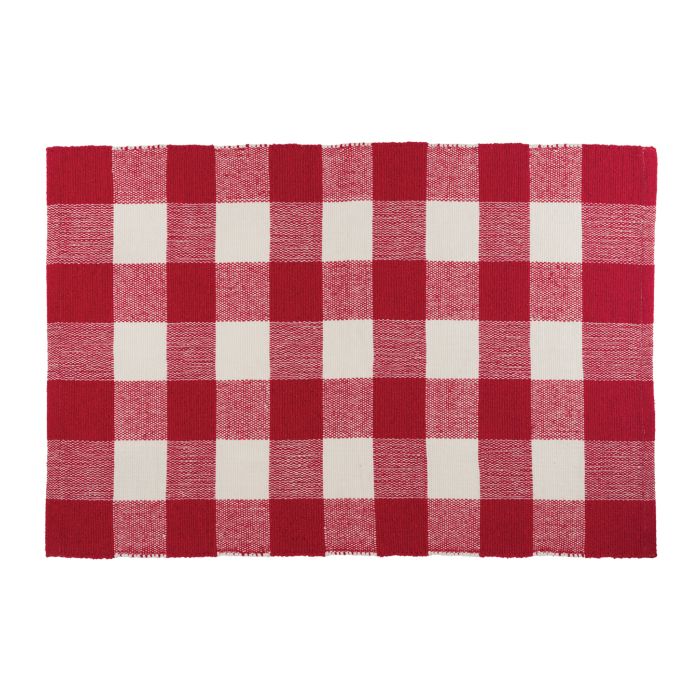 Regal Checkered Area Rug