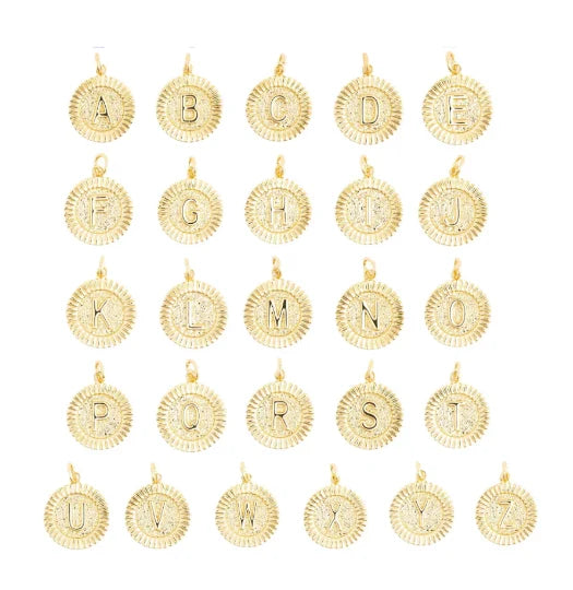 Michelle Mcdowell Thea Initial "F" Charm