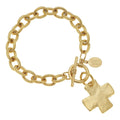 Cross Toggle Bracelet