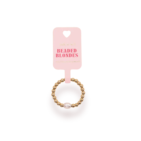 Haley Pearl Ring in Gold