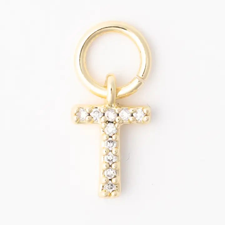 Earring Luxe Initial Charms