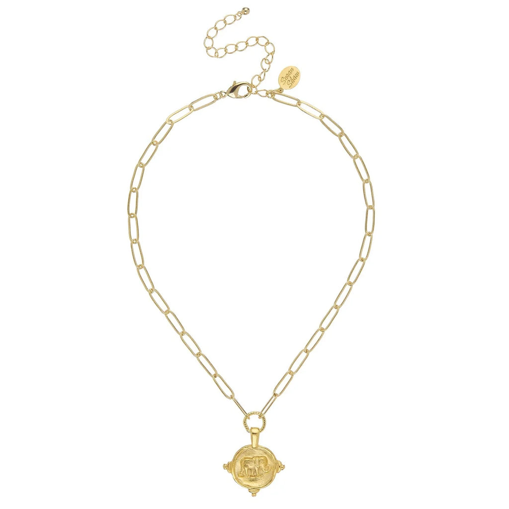 Elephant Paperclip Necklace