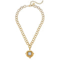 Black Pendant Charlotte Chain Necklace