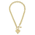 Gold Heart Toggle 20''
