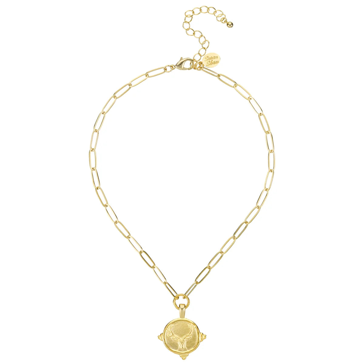 Stag Paperclip Necklace