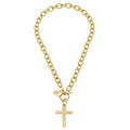 Cross Toggle Necklace