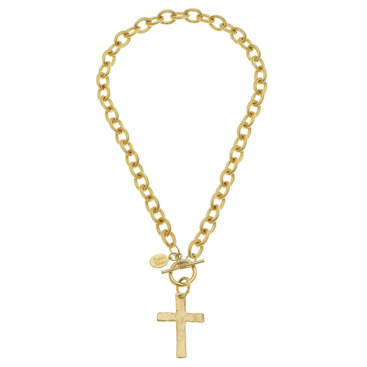 Cross Toggle Necklace