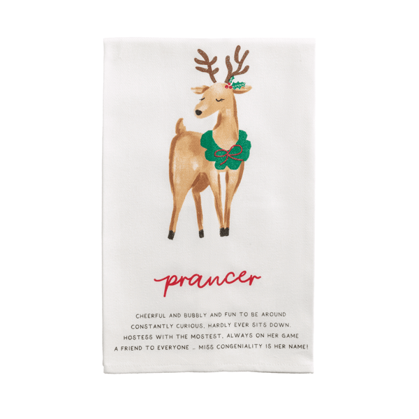 Reindeer Poem Towels