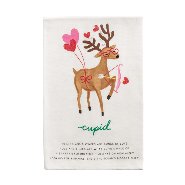Reindeer Poem Towels