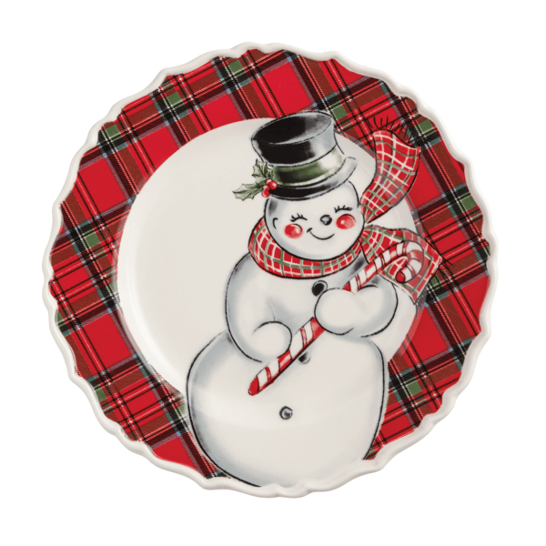Mud Pie Christmas Salad Plate