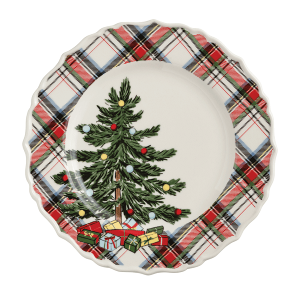 Mud Pie Christmas Salad Plate