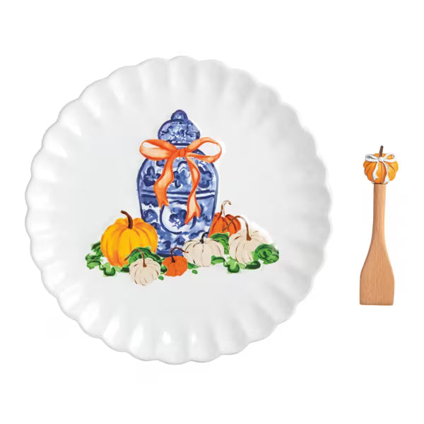 Pumpkin Cookie Plate