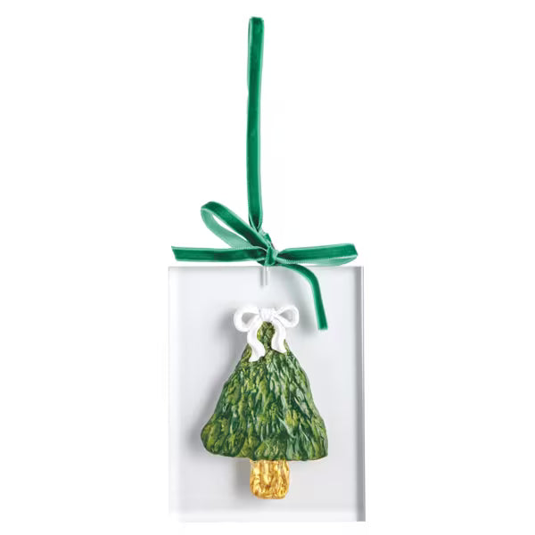 Mud Pie Painted Acrylic Christmas Ornament