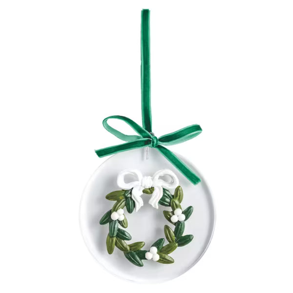 Mud Pie Painted Acrylic Christmas Ornament