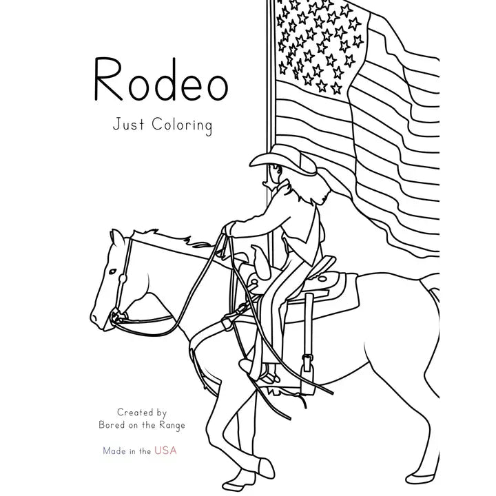 Rodeo Coloring Book