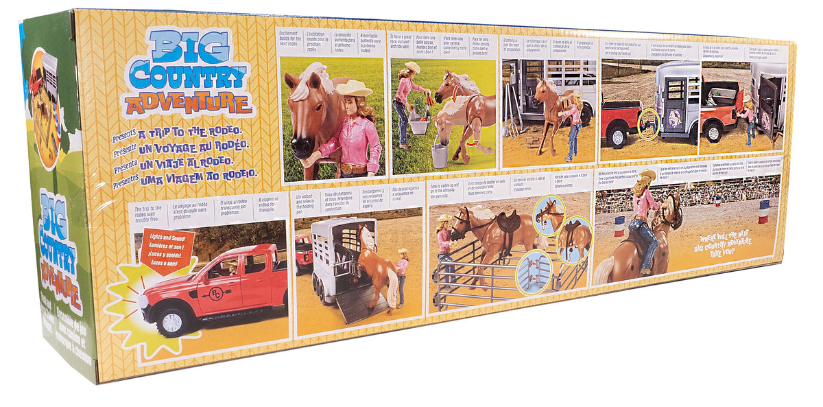Big Country Toys Horse Pickup Playset