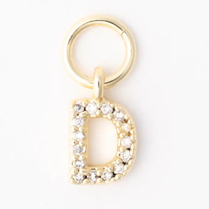Earring Luxe Initial Charms