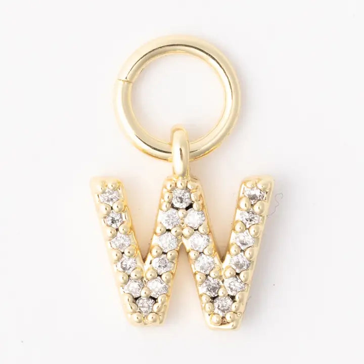 Earring Luxe Initial Charms