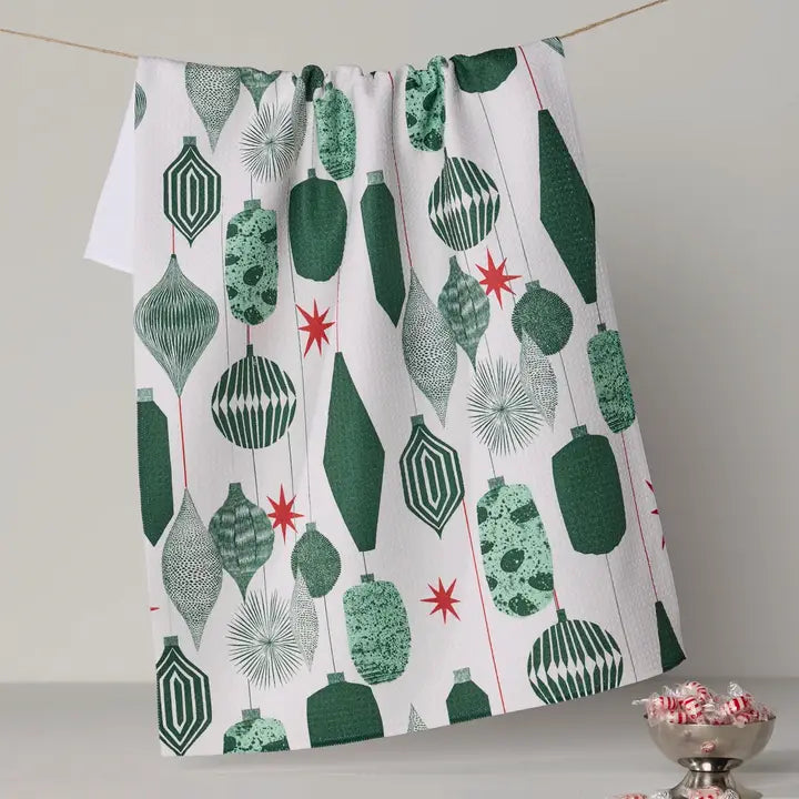 Geometry Holiday Tea Towels