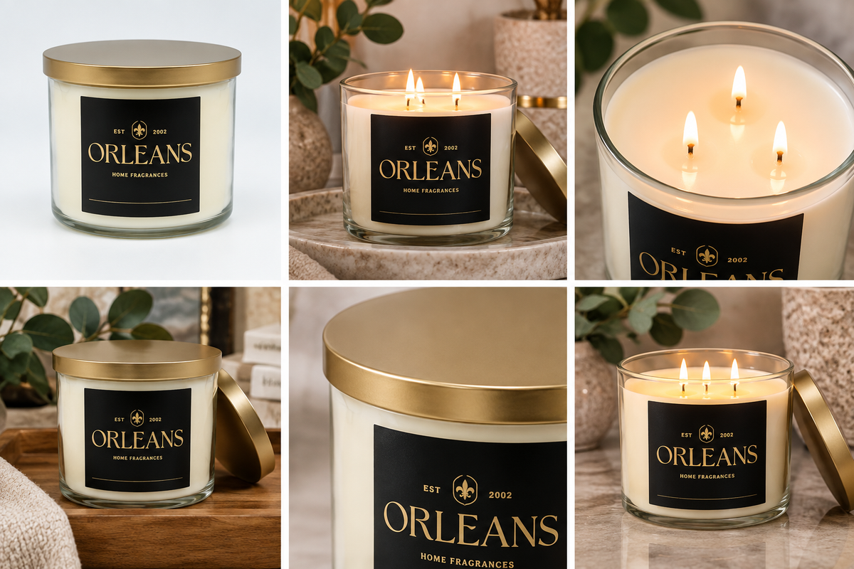 Orleans 3 Wick Elite Candle