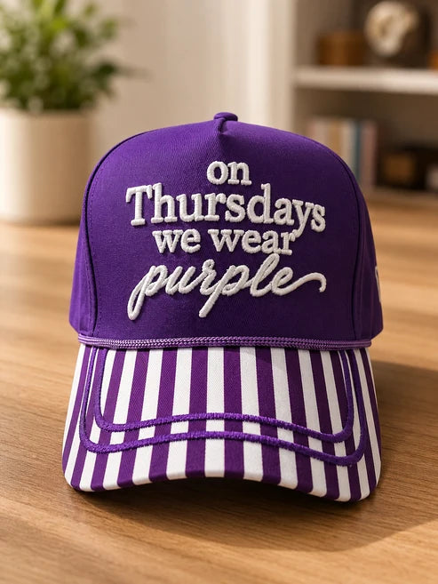 We Wear Purple Hat