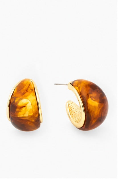 Michelle Mcdowell Tortoise Veyda Earrings