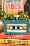 Streamline Retro Cassette Planter