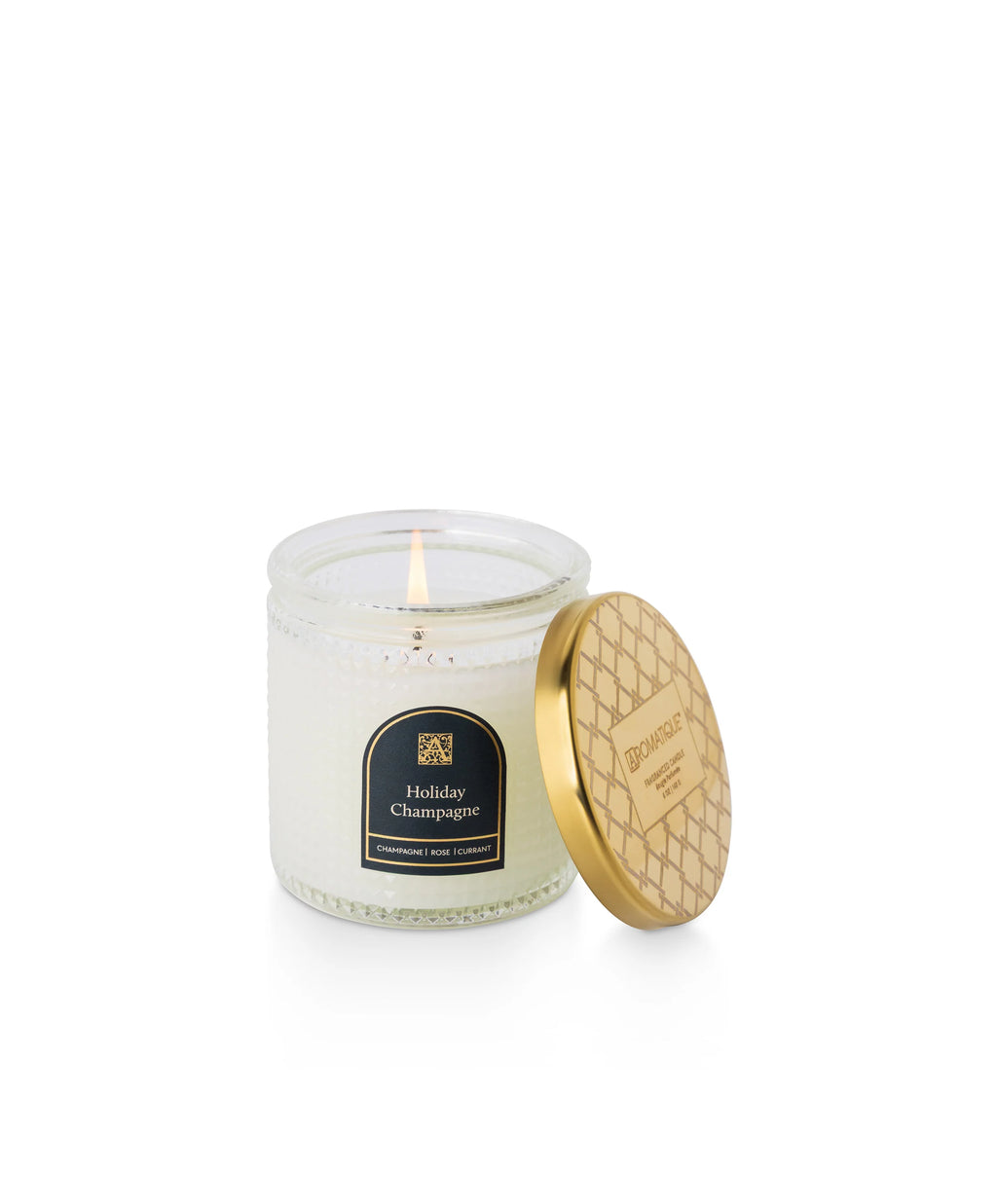 Aromatique Textured Glass Candle