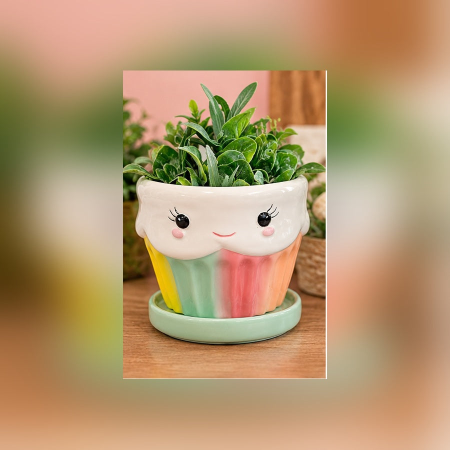 Streamline Cupcake Planter