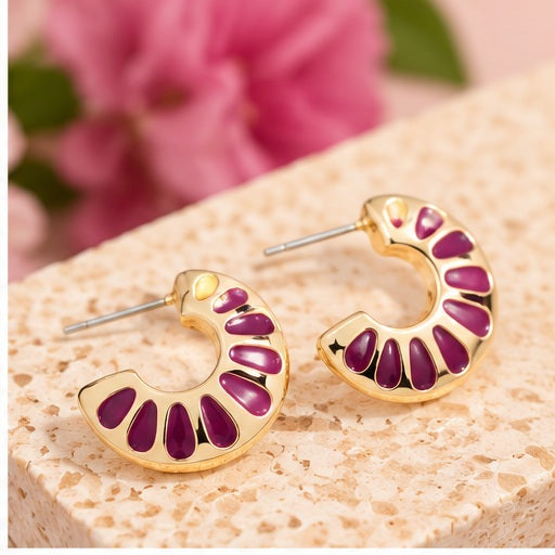 Michelle Mcdowell Romy Hoop Earrings