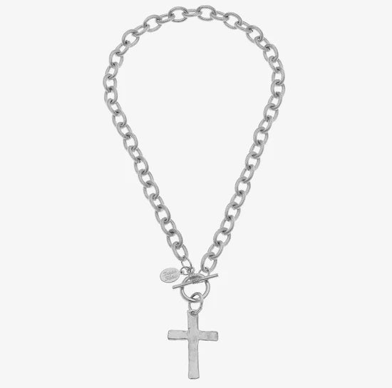 Susan Shaw Cross Toggle Necklace
