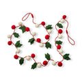 Holly Felt Garland
