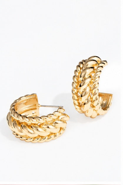 Michelle Mcdowell Stori Hoop Earrings