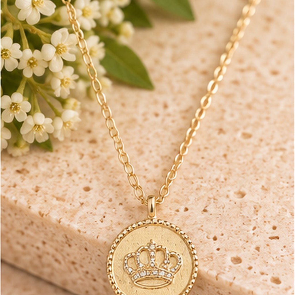 Michelle Mcdowell Inspiration Chain Necklace "Daughter of the King"