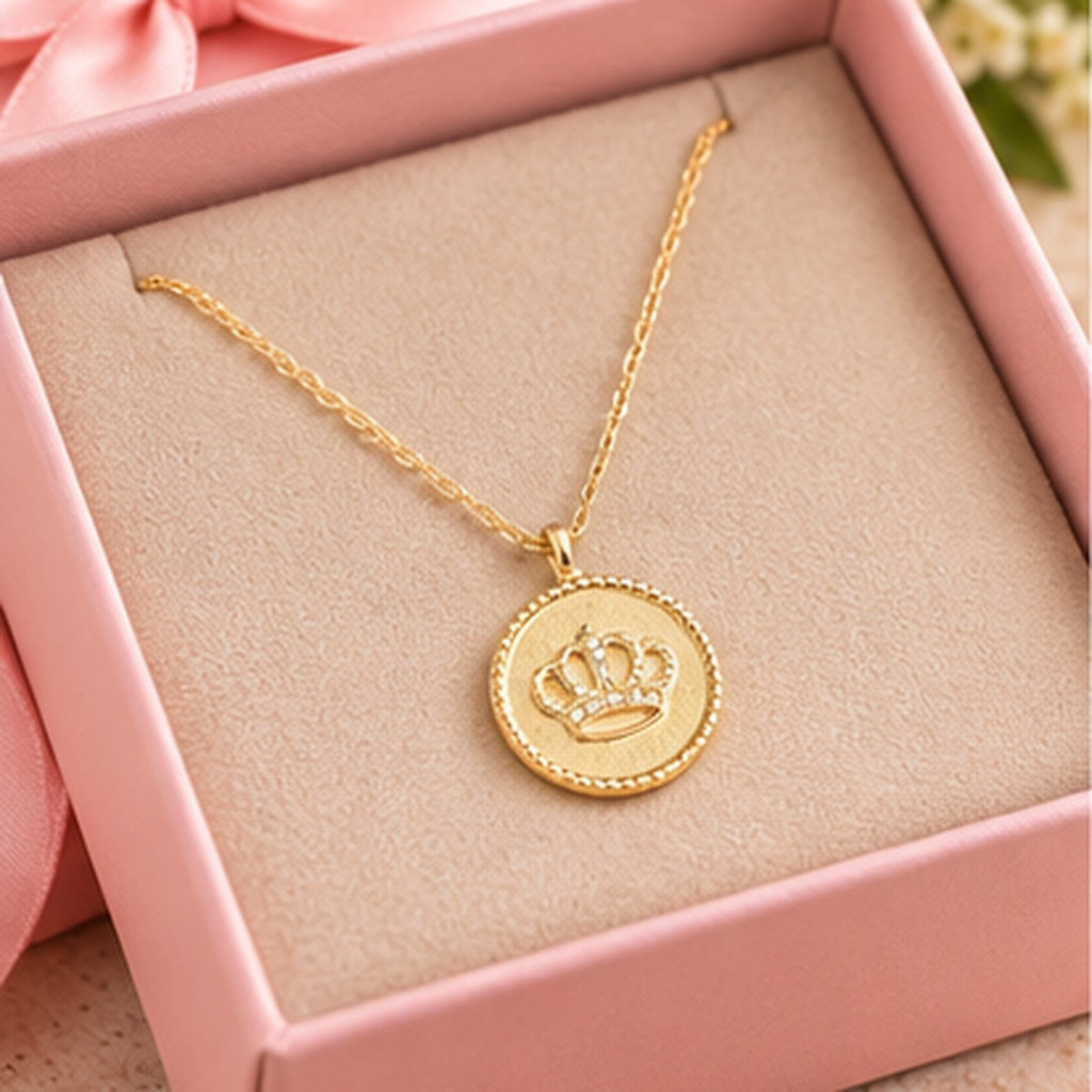 Michelle Mcdowell Inspiration Chain Necklace "Daughter of the King"