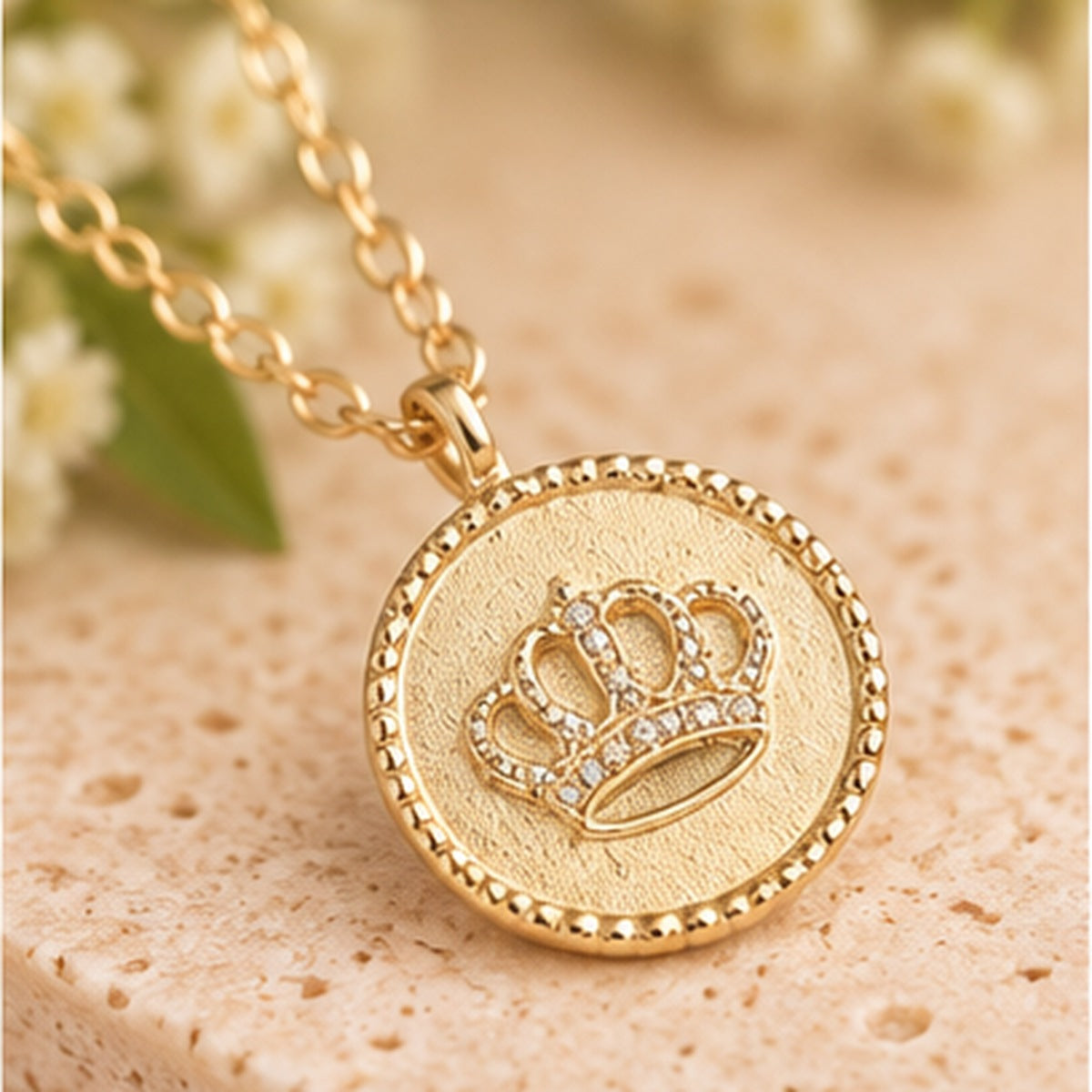 Michelle Mcdowell Inspiration Chain Necklace "Daughter of the King"