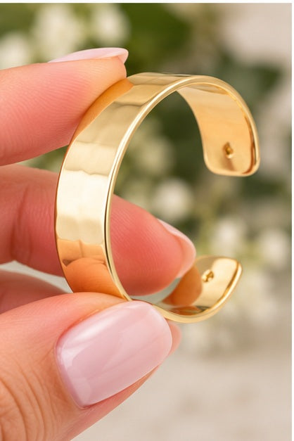 Michelle Mcdowell Gold Maya Cuff Bracelet