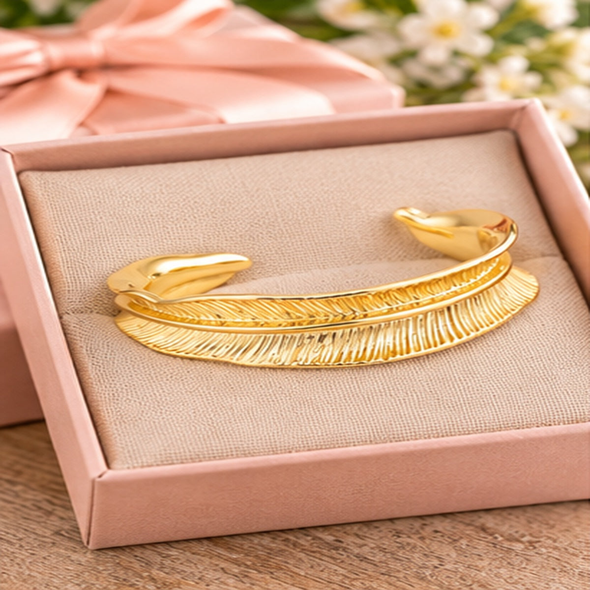 Michelle Mcdowell Fern Gold Cuff
