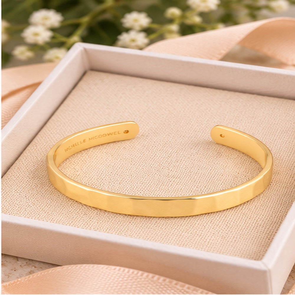 Michelle Mcdowell Gold carolyn Cuff Bracelet