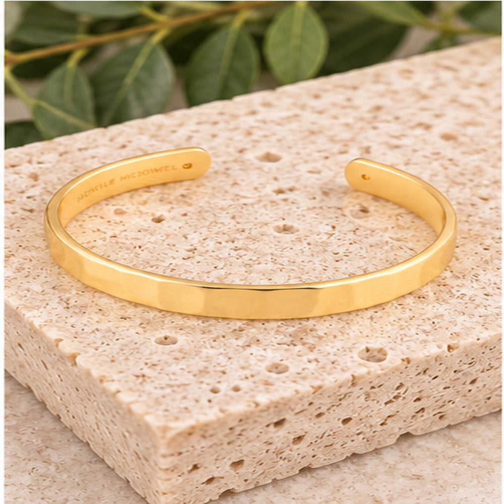 Michelle Mcdowell Gold carolyn Cuff Bracelet